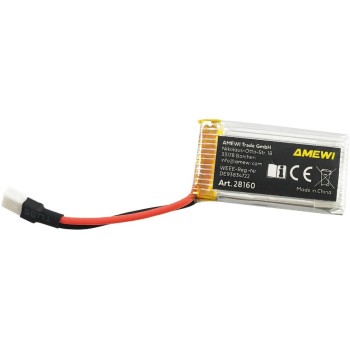 Amewi Batterie RC LiPo 1S 3.7 V 300 mAh 25C JST-Molex Amewi Batterie RC LiPo 1S 3.7 V 300 mAh 25C JST-Molex