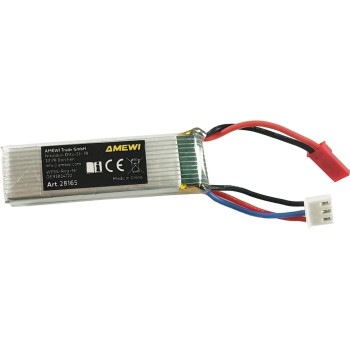 Amewi Batterie RC LiPo 2S 7.4 V 600 mAh 30C JST-BEC Amewi Batterie RC LiPo 2S 7.4 V 600 mAh 30C JST-BEC