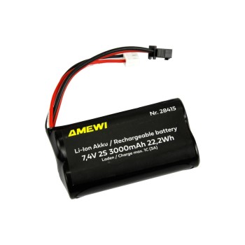 Amewi Batterie RC Li-Ion 2S 7.4 V 3000 mAh HBX Amewi Batterie RC Li-Ion 2S 7.4 V 3000 mAh HBX