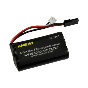 Amewi Batterie RC Li-Ion 2S 7.4 V 3000 mAh 5600 mAh Connecteur