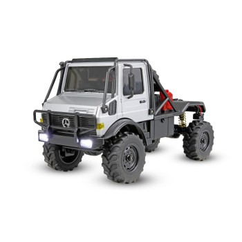 Amewi Scale Crawler Mercedes-Benz Unimog U4000, 1:18, RTR, gris