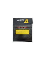 Amewi Sac de sécurité incendie pour batteries au lithium 180 x 230 mm noir