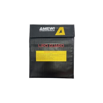 AMEWI Brandschutztasche Lithium Akkus, Glasfaser, black , 180 x 230 mm AMEWI Brandschutztasche Lithium Akkus, Glasfaser, black , 180 x 230 mm
