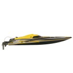 Amewi Bateau à moteur ALPHA 4-6S Jaune ARTR