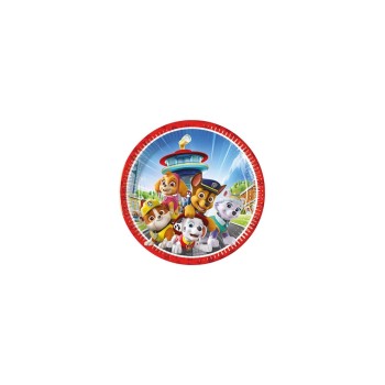 Amscan Assiettes jetables PawPatrol 8 pièces Amscan Assiettes jetables PawPatrol 8 pièces