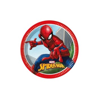 Amscan Assiettes jetables Marvel Spiderman 8 pièces Amscan Assiettes jetables Marvel Spiderman 8 pièces