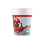 Spiderman Pappbecher, 200 ml, 8 Stück, Papier