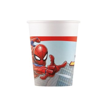 Amscan Gobelets jetables Marvel Spiderman 200 ml, 8 pièces Amscan Gobelets jetables Marvel Spiderman 200 ml, 8 pièces