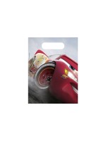 Amscan Sac cadeau Cars 6 pièces, 17 x 14 x 5.6 cm