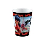 Amscan Pappbecher Ladybug Miraculous, Inhalt 8 Stück, 250ml