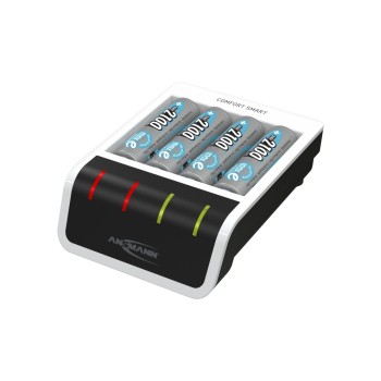 Ansmann Ladegerät Comfort Smart+ 4x AA, 5 V DC, 800 mA, with 4x AA 2100mAh