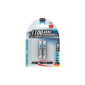 Ansmann accu AAA NiMH Typ 1100 2er, min. 1050 mAh, 1.2V, 2er