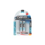 Ansmann accu AA NIMH 2500 2er, min. 2400 mAh, 1.2V, maxE Technologie, 2er