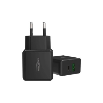 Ansmann Chargeur mural USB Home Charger HC218PD, 18 W, noir Ansmann Chargeur mural USB Home Charger HC218PD, 18 W, noir