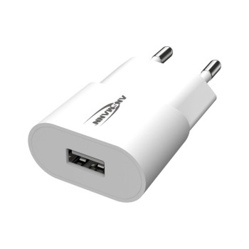 Ansmann Chargeur mural USB Chargeur domestique HC105 5W, 1x USB, blanc Ansmann Chargeur mural USB Chargeur domestique HC105 5W, 1x USB, blanc