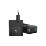 Ansmann Chargeur mural USB Chargeur à domicile HC365PD 3A, 65W, 3x USB