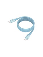 Ansmann Câble magnétique en silicone USB-C vers USB-C, 120 cm, bleu