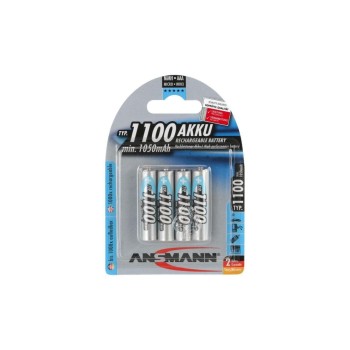 Ansmann Accumulateur 4x AAA 1050 mAh