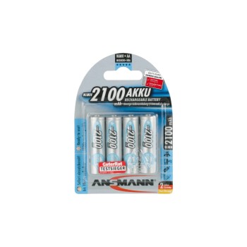 Ansmann Akku AA NiMH 2100 mAh 1.2V 4er, HR6