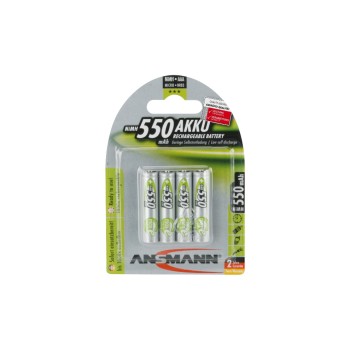 Ansmann accu AAA NiMH 550 mAh 1.2V 4er, maxE