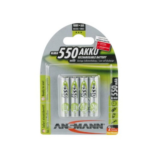 Ansmann Batterie 4x AAA 550 mAh