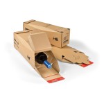 Antalis Carton d'expédition de bouteilles 305 x 74 x 74 mm Marron