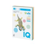 IQ farbiges Universalpapier 80g/m2, Packung à 250 Blatt assortiert (5 x 50Bl.)