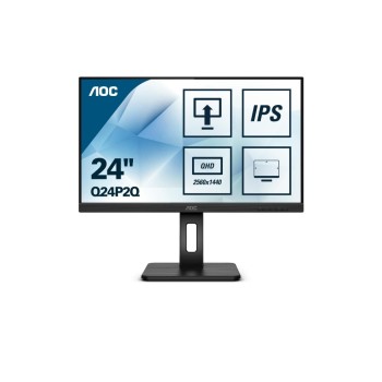 AOC 24 Q24P2Q WLED, 2560x1440, IPS, HDMI / VGA / Displayport, Speakers, Pivot AOC 24 Q24P2Q WLED, 2560x1440, IPS, HDMI / VGA / Displayport, Speakers, Pivot