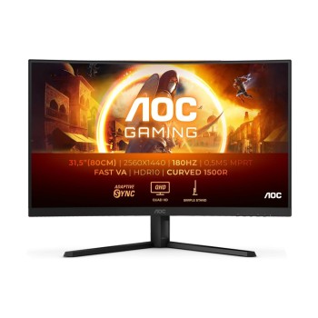 AOC 32 CQ32G4VE, VA Curved Mon, 2560x1440, 2x HDMI, Display Port AOC 32 CQ32G4VE, VA Curved Mon, 2560x1440, 2x HDMI, Display Port
