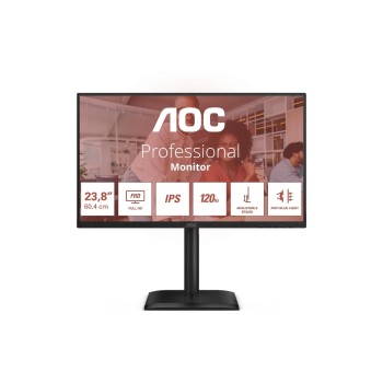 AOC 24 24E4U IPS WLED, 1920 x 1080 120Hz, HDMI, DP, HV, D-Sub, USB Hub, Speakers AOC 24 24E4U IPS WLED, 1920 x 1080 120Hz, HDMI, DP, HV, D-Sub, USB Hub, Speakers