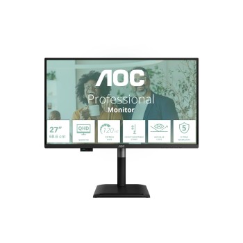 AOC 27 Q27P4CV, 2560 x 1440, 120 Hz IPS, DP, HDMI, DC, PD96W, RJ45, HV, Speaker