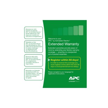 APC Extension de garantie WBEXTWAR1YR-SP-01 1 an APC Extension de garantie WBEXTWAR1YR-SP-01 1 an