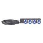 APC PDU Extender AP7586, Basic, 4x IEC 309, IN: Hard Wire 3-wire, 230V