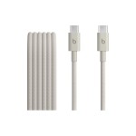 APPLE Beats USB-cable C-C, 60W, 1.5m, stone, geflochten, USB 2.0, 60W, Surge Stone