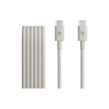 APPLE Beats USB-cable C-C, 60W, 1.5m, stone, geflochten, USB 2.0, 60W, Surge Stone APPLE Beats USB-cable C-C, 60W, 1.5m, stone, geflochten, USB 2.0, 60W, Surge Stone