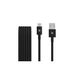 APPLE Beats USB-Kabel A-C, 15W, 1.5m, 2 Stk, geflochten, USB 2.0, 15W, Bolt Black, 2 Stk
