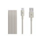 APPLE Beats USB-cable A-C, 15W, 1.5m, stone, geflochten, USB 2.0, 15W, Surge Stone