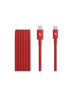 Apple Beats Câble tissé USB-C vers Lightning, rouge, 1.5 m