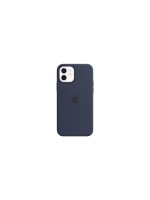 Apple iPhone 12/12 P Silicone Case Mag Blue, inkl. MagSafe, Deep Navy