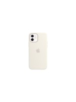 Apple iPhone 12/12 P Silicone Case Mag Whi, inkl. MagSafe, White
