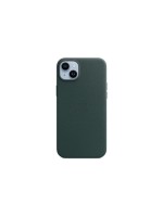 Apple iPhone 14+ Leather Case Green, inkl. MagSafe, Forest Green