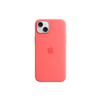 Apple iPhone 15 Plus Silicone Case, with MagSafe, Guava Apple iPhone 15 Plus Silicone Case, with MagSafe, Guava
