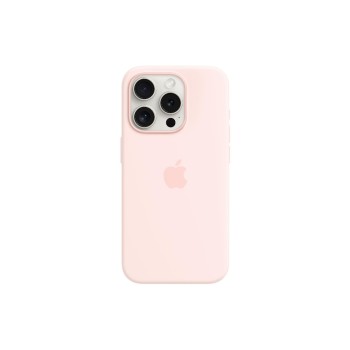 Apple iPhone 15 Pro Silicone Case, with MagSafe, Light Pink Apple iPhone 15 Pro Silicone Case, with MagSafe, Light Pink