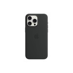 Apple iPhone 15 Pro Max Silicone Case, with MagSafe, Black