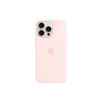 Apple iPhone 15 Pro Max Silicone Case, with MagSafe, Light Pink Apple iPhone 15 Pro Max Silicone Case, with MagSafe, Light Pink