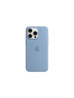 Apple iPhone 15 Pro Max Silicone Case, with MagSafe, Winter Blue