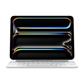 Apple Magic Keyboard Swiss White, fürs iPad Pro 11 M4