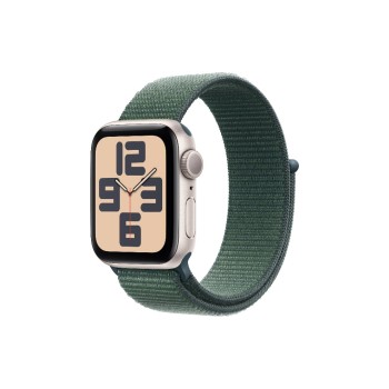 Apple Watch SE 2024 GPS 40 Starlight Loop, mit Lake Green Sport Loop Apple Watch SE 2024 GPS 40 Starlight Loop, mit Lake Green Sport Loop