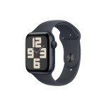 Apple Watch SE 2024 GPS 44 Midnight S, mit Midnight Sport Band - S/M