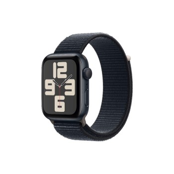 Apple Watch SE 2024 GPS 44 Midnight Loop, mit Ink Sport Band Loop Apple Watch SE 2024 GPS 44 Midnight Loop, mit Ink Sport Band Loop